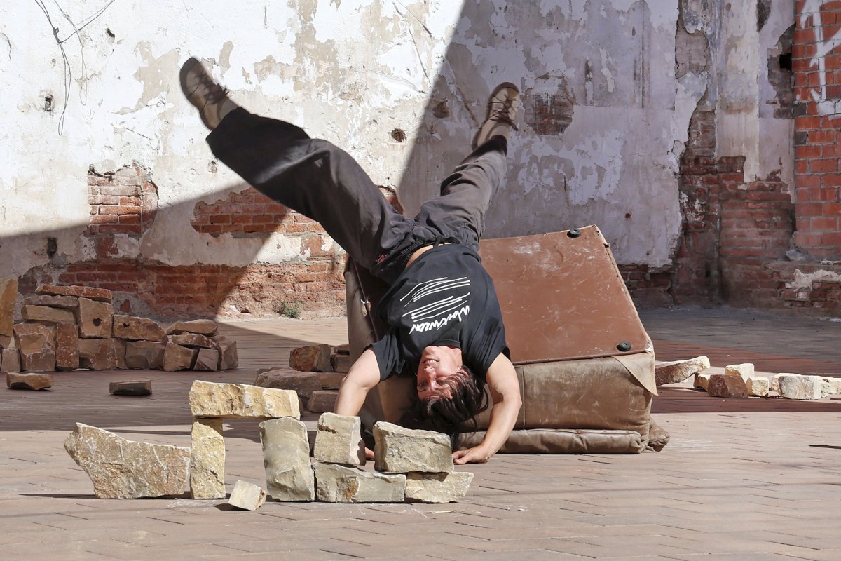 Emma Riba en un assaig dimecres a Roca Umbert