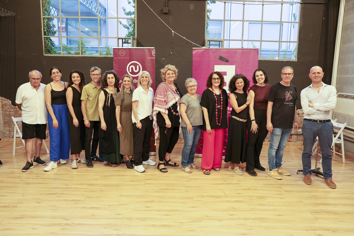 Els dramaturgs, directors, jurat, organitzadors i representants municiplas