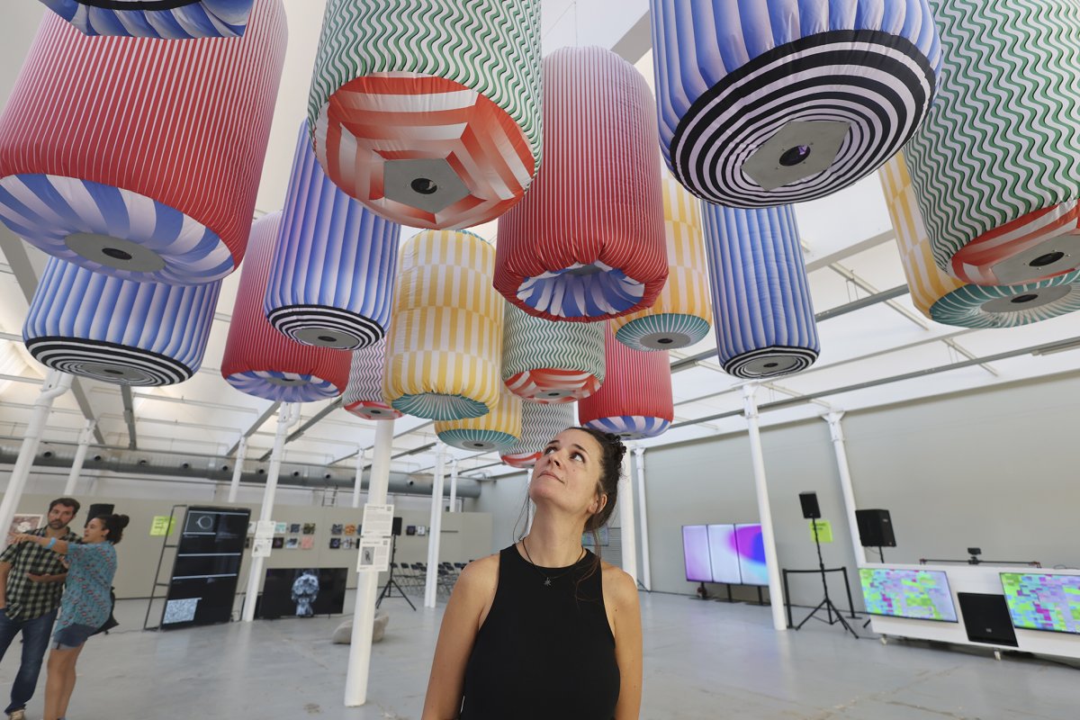 Mónica Rikic amb la seva proposta “Psychoflage” del festival Responsive Dreams