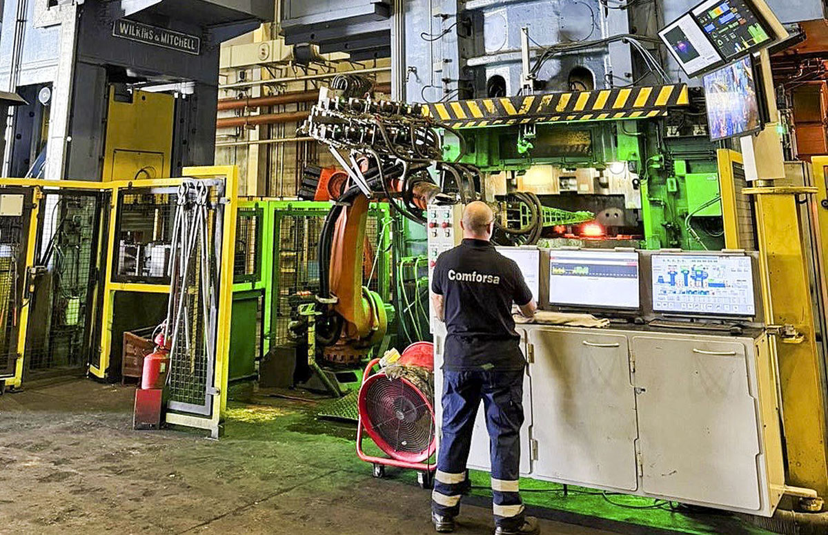 Un operari de Comforsa