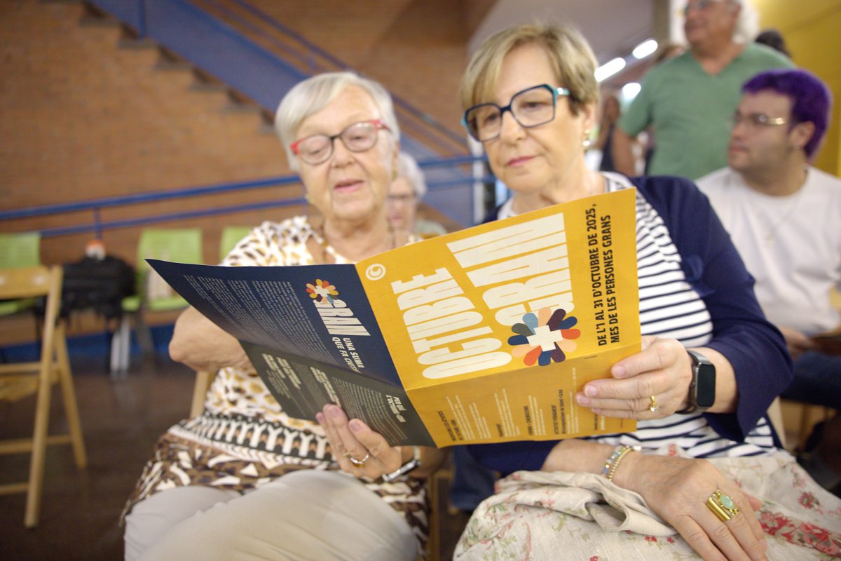 La presentació del Punt d'Informació +Gran i l'Octubre +Gran dimarts a Can Puntes