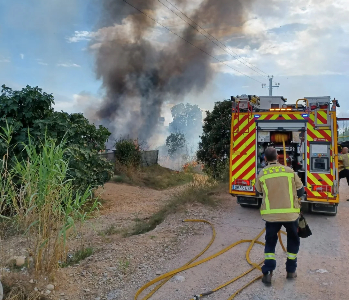 La zona del foc a Parets