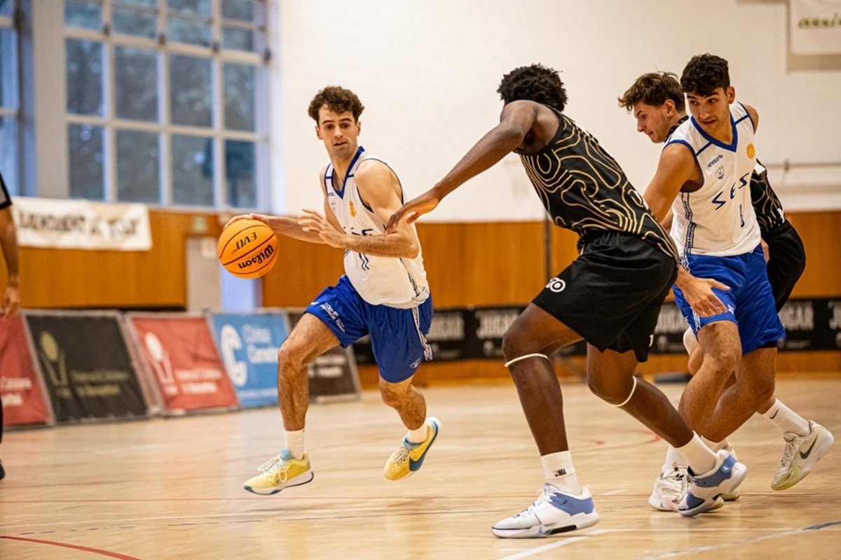 Una imatge del partit davant el SESE