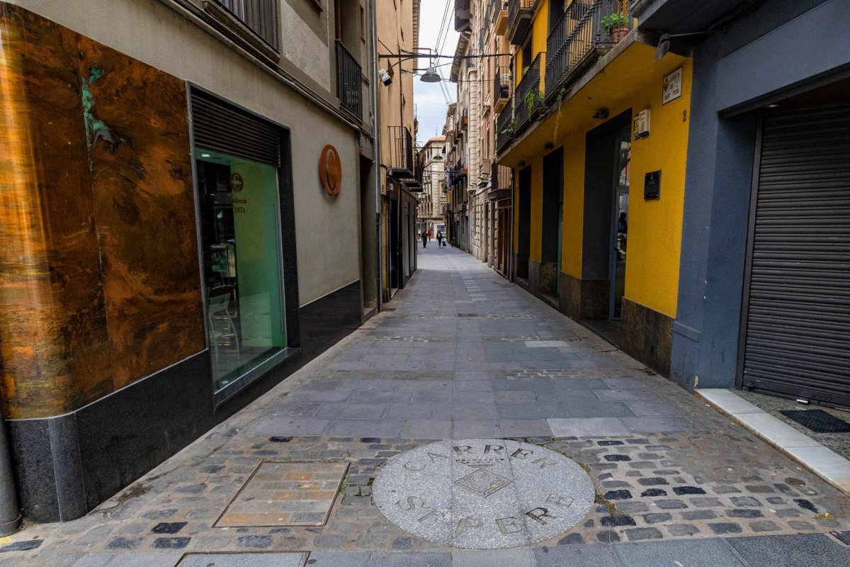 Una imatge d'arxiu del centre històric de Ripoll