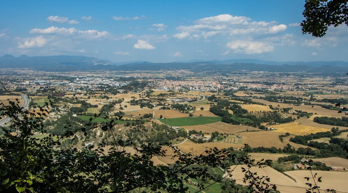 La Plana de Vic des de Santa Eulàlia de Riuprimer