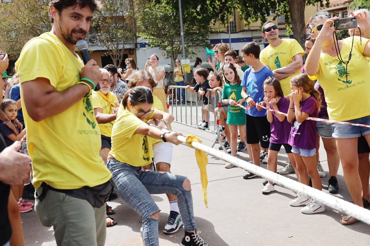 Els Pere Anton a l'estirada de corda de la Batalla de Penyes de 2023
