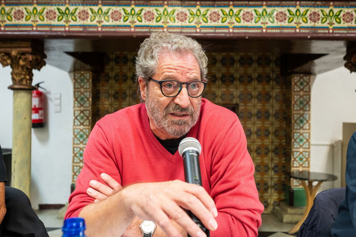 Ramon Font l'any 2022 en la presentació del cicle Debats al Casino