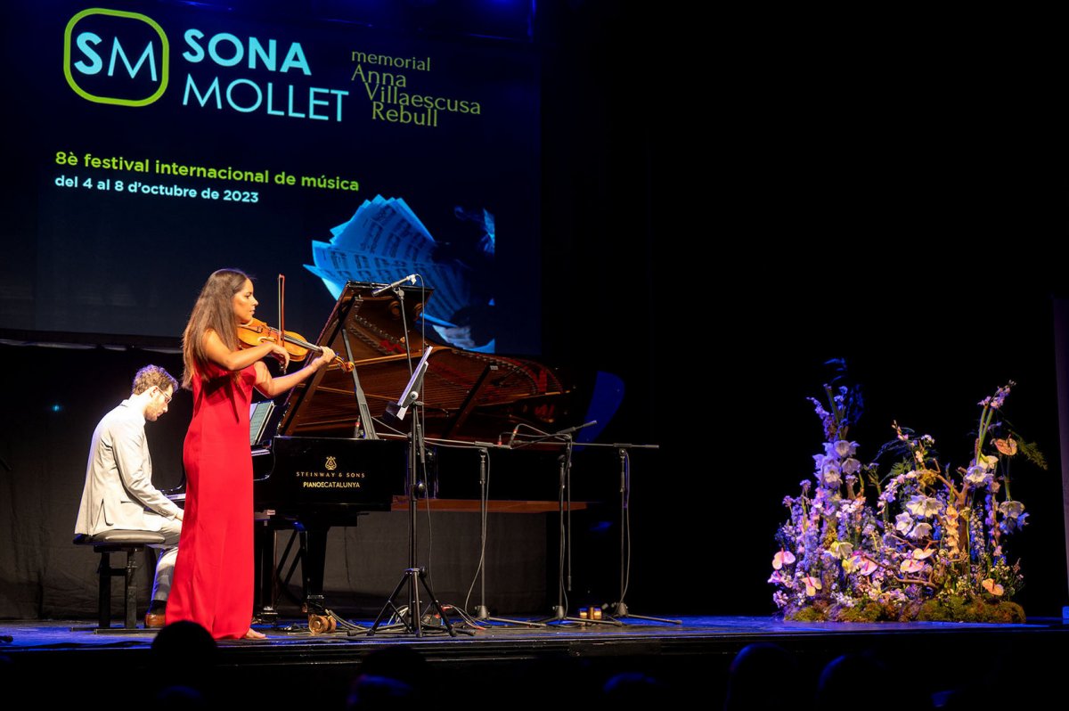 Emanuel Pereira i Ana Mar al concert del Sona Mollet 2023