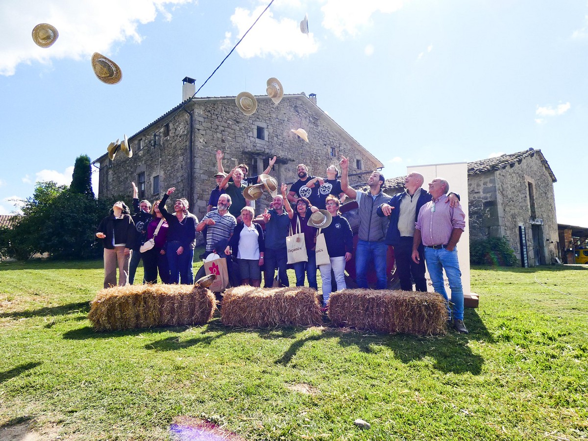 Un moment de la presentació a la granja El Soler de n’Hug de Prats de Lluçanès