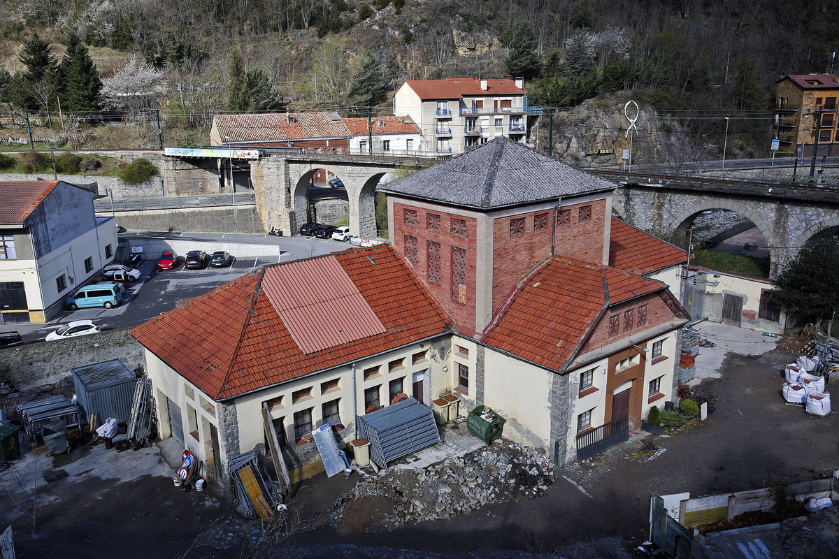 Una imatge d’arxiu de l’antic escorxador de Ribes