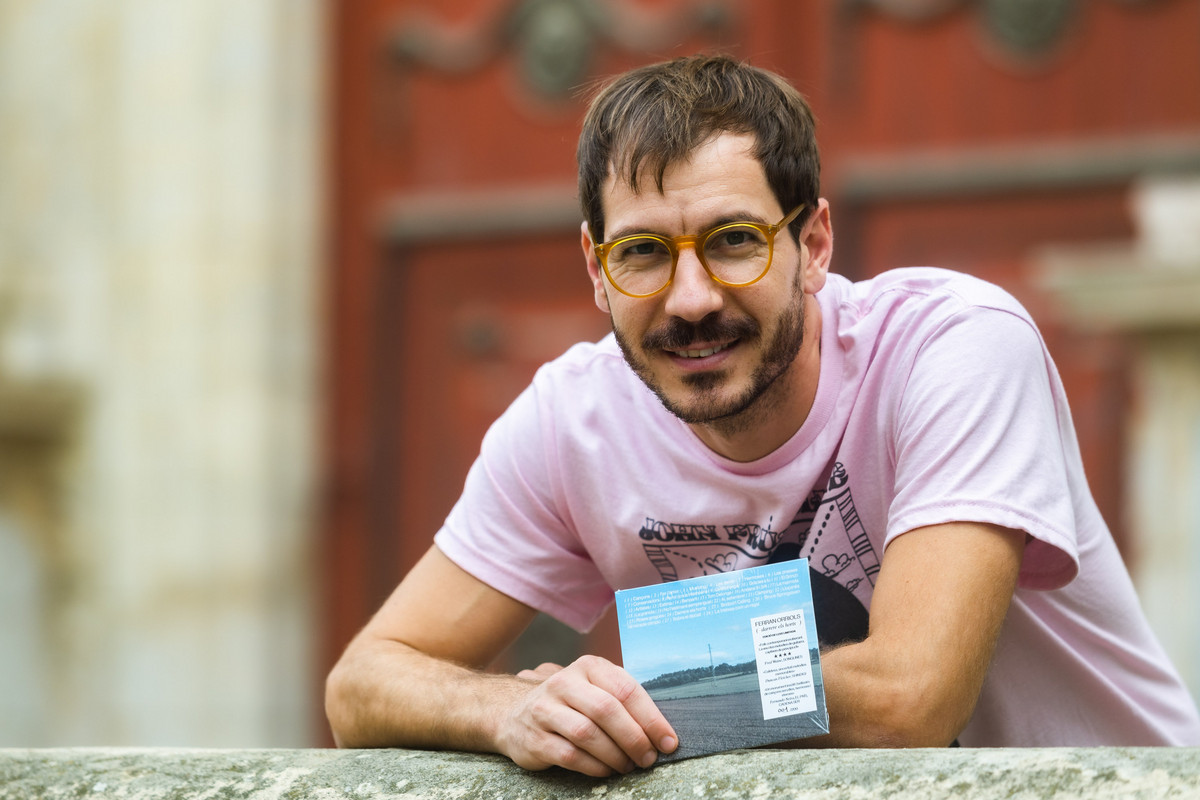 Ferran Orriols, amb l’edició del disc en CD