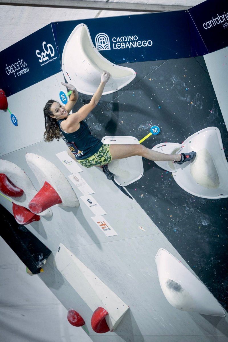 Aida Torres, en plena acció