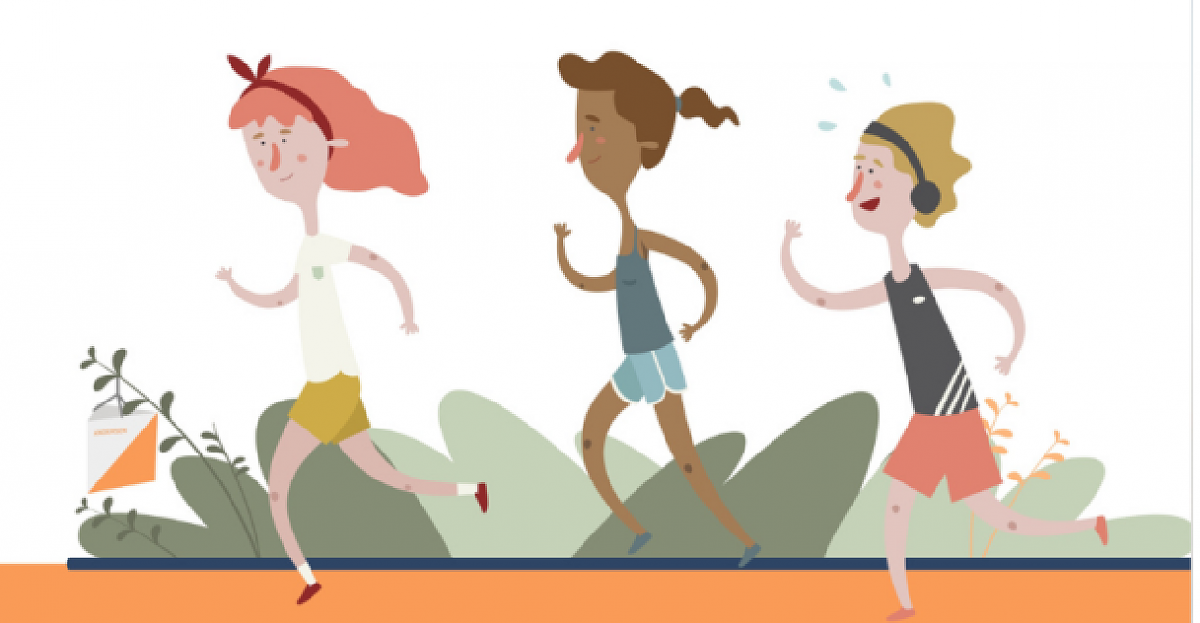 La imatge que il·lustra el cartell de la cursa