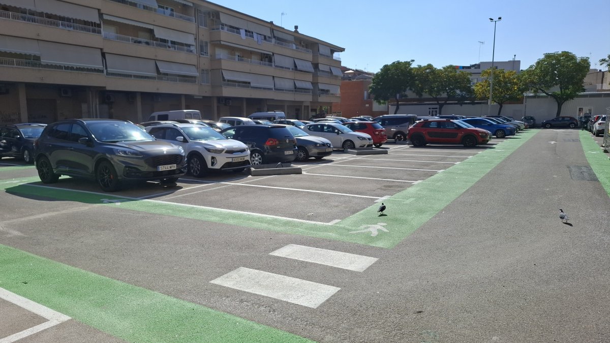 La nova distribució de l'aparcament