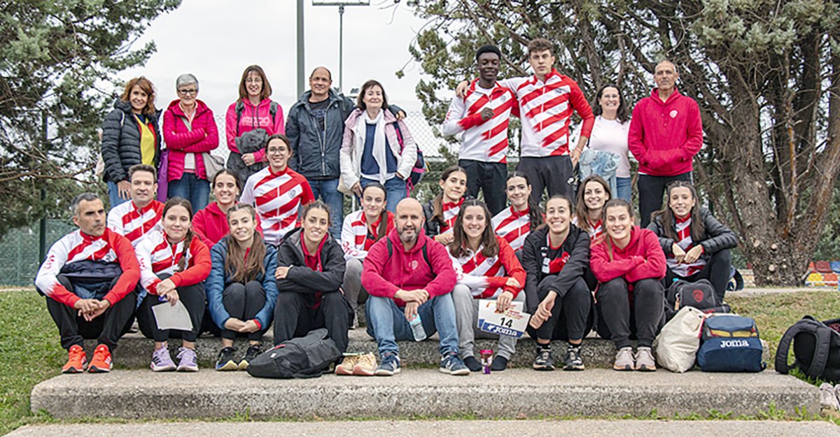 L'expedioció del CA Vic a la competició de Madrid