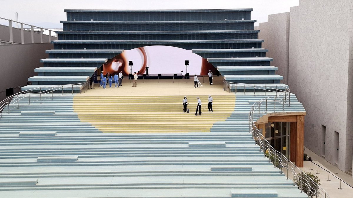 El pavelló d'Espanya a l'Expo d'Osaka