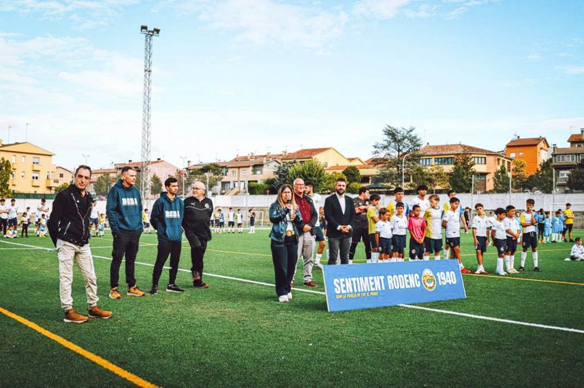 Un moment de la presentació de la temporada del CE Roda