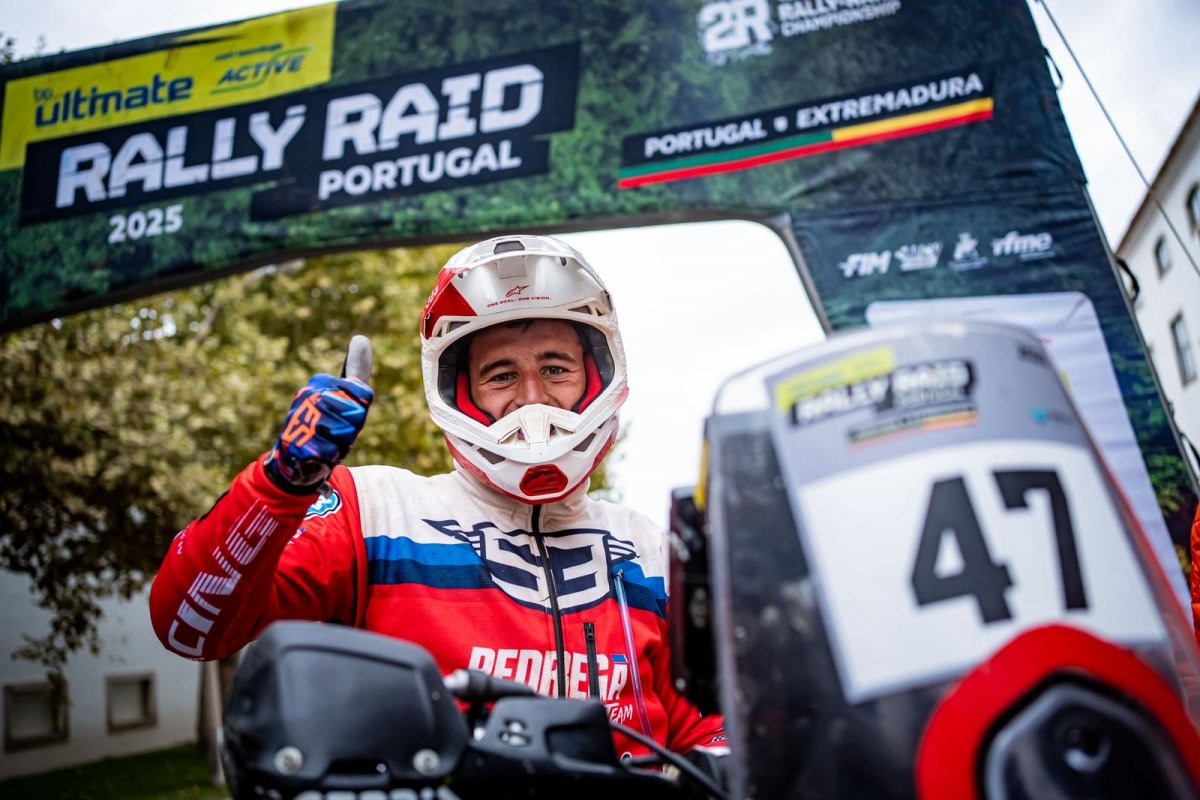 El pilot taradallenc, Arnau Lledó, la setmana passada al Rally Raid de Portugal