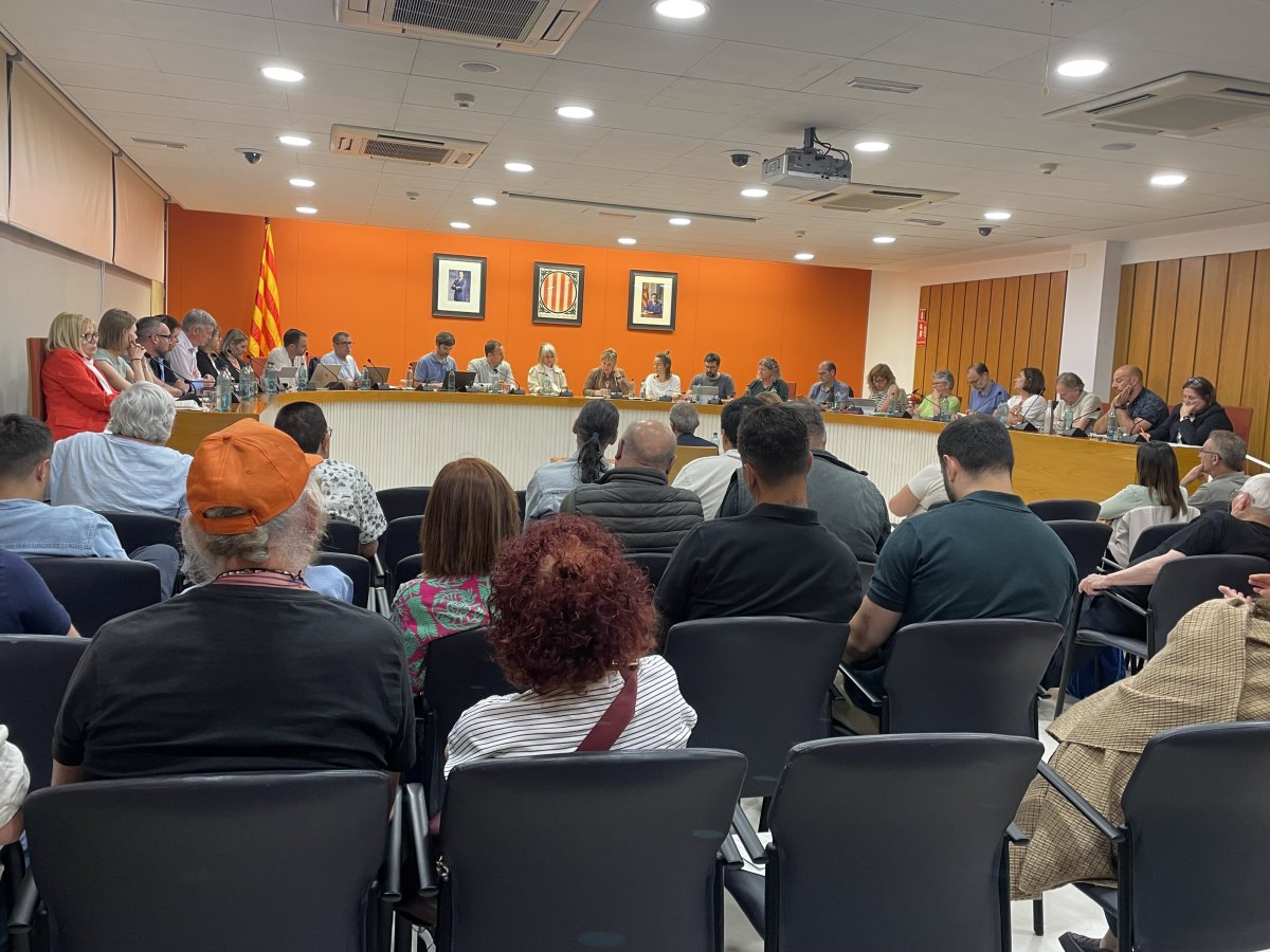 Un ple de Granollers en una imatge d'arxiu