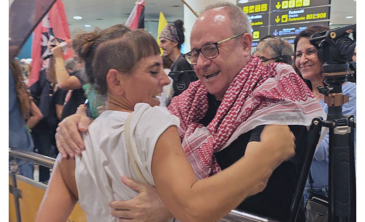 Masmitjà, ahir a la nit a l'arribada a Barcelona