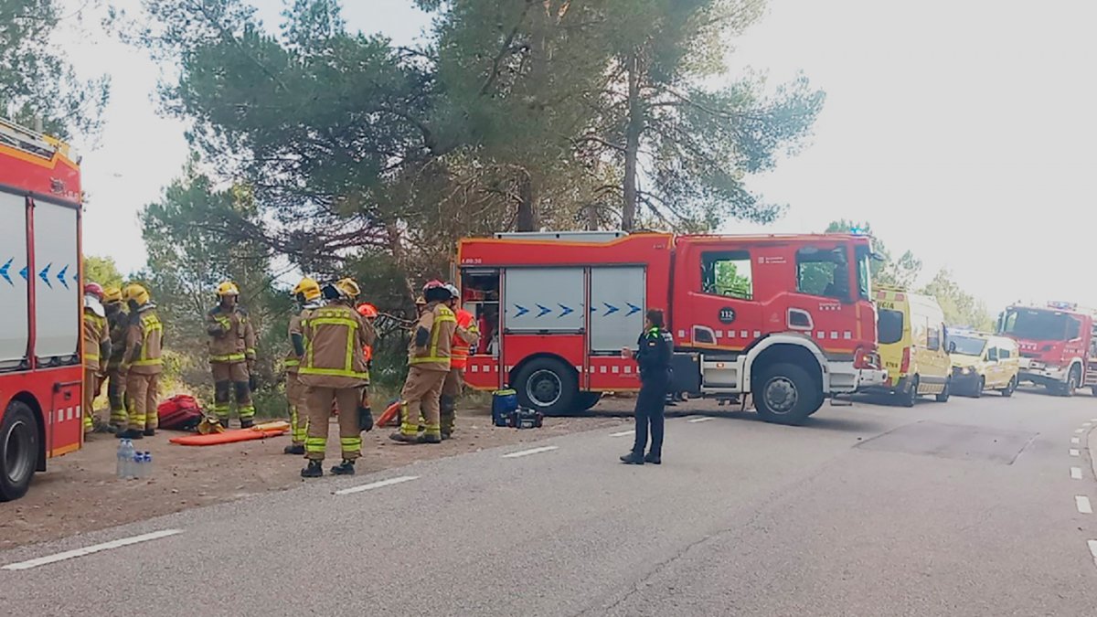 L'accident de la BV-1485 va deixar un ferit crític