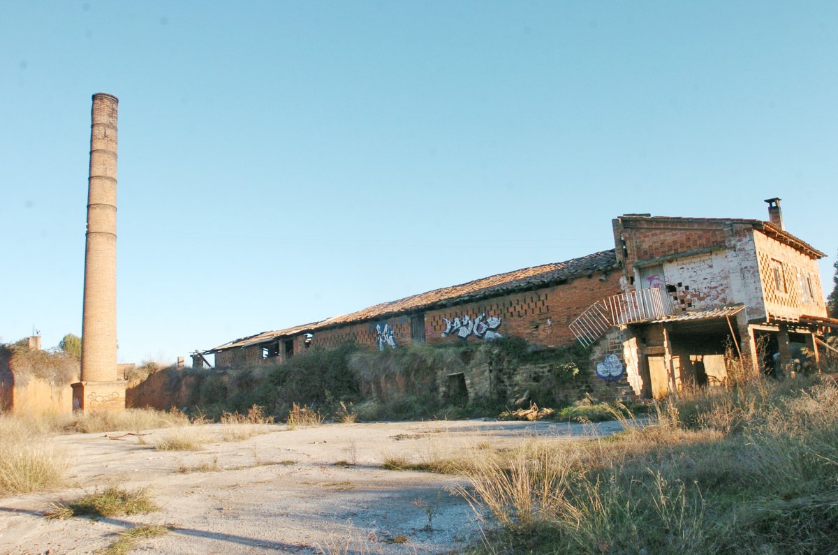La Bòbila d’en Font, al sud-est del terme de la Garriga, prop del bosc del Malhivern, en una imatge recent
