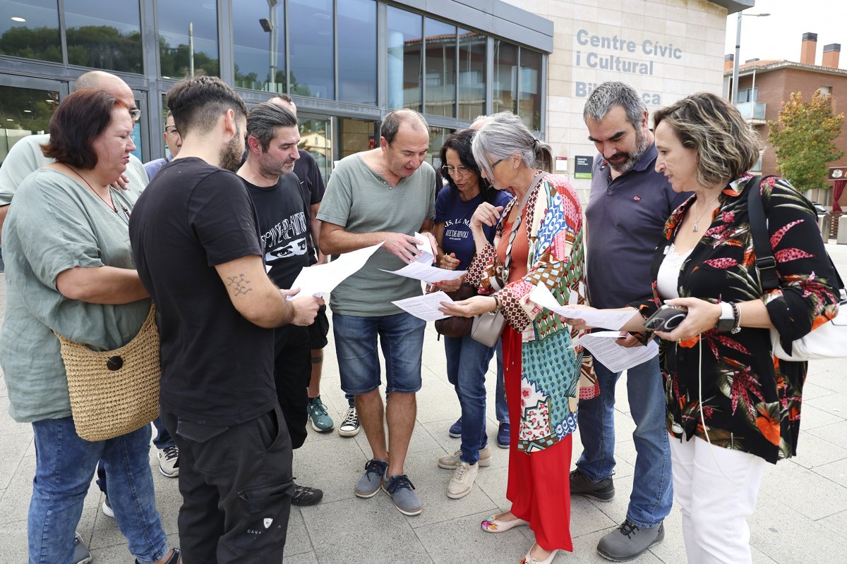 Alguns dels veïns de Bigues i Riells del Fai amb les sancions que han rebut dels controls a l’Ametlla
