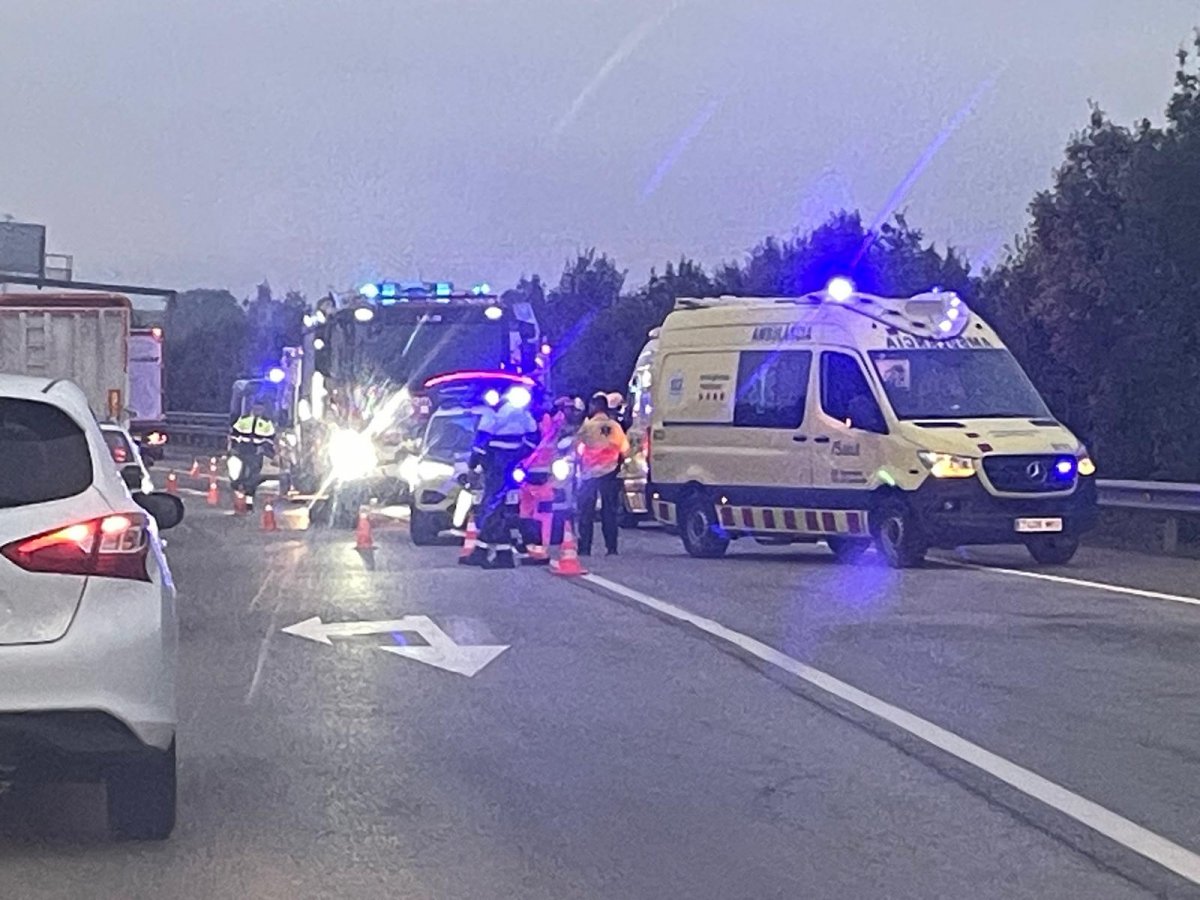 L'accident d'aquest matí a la C-37