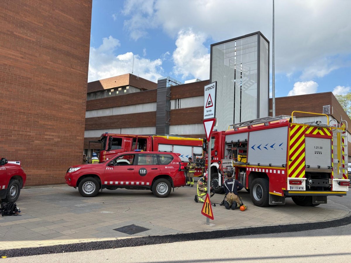 Els Bombers a l’Hospital de Vic