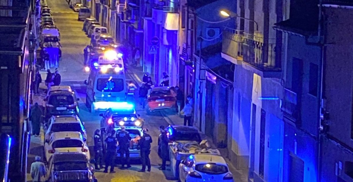 El lloc de l'accident aquest dijous a la nit