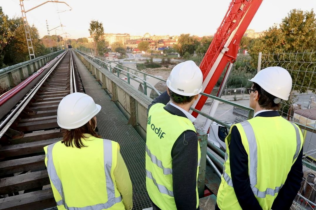 Illa i Paneque durant la visita a les obres aquest dimarts