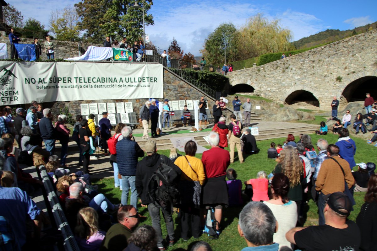 Alguns dels participants a la protesta