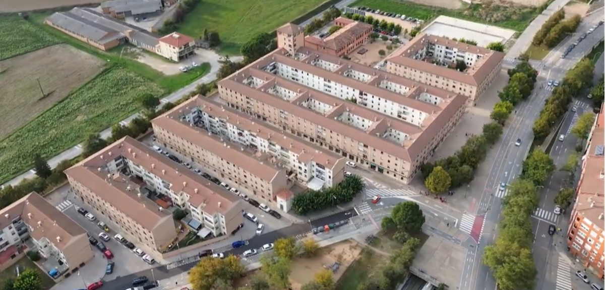 El barri Montseny, un dels punts on el Pla de Barris de Vic pretén incidir