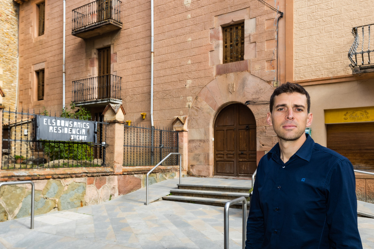 Barnils, dimecres davant els espais on anirà la nova residència i centre de dia