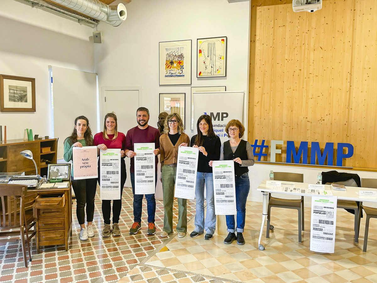 La presentació de les jornades a la Fundació, amb tots els agents implicats