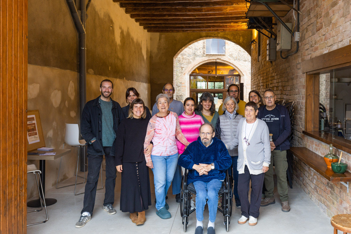 Impulsores i convivents de La Rosada, que divendres es va inaugurar oficialment