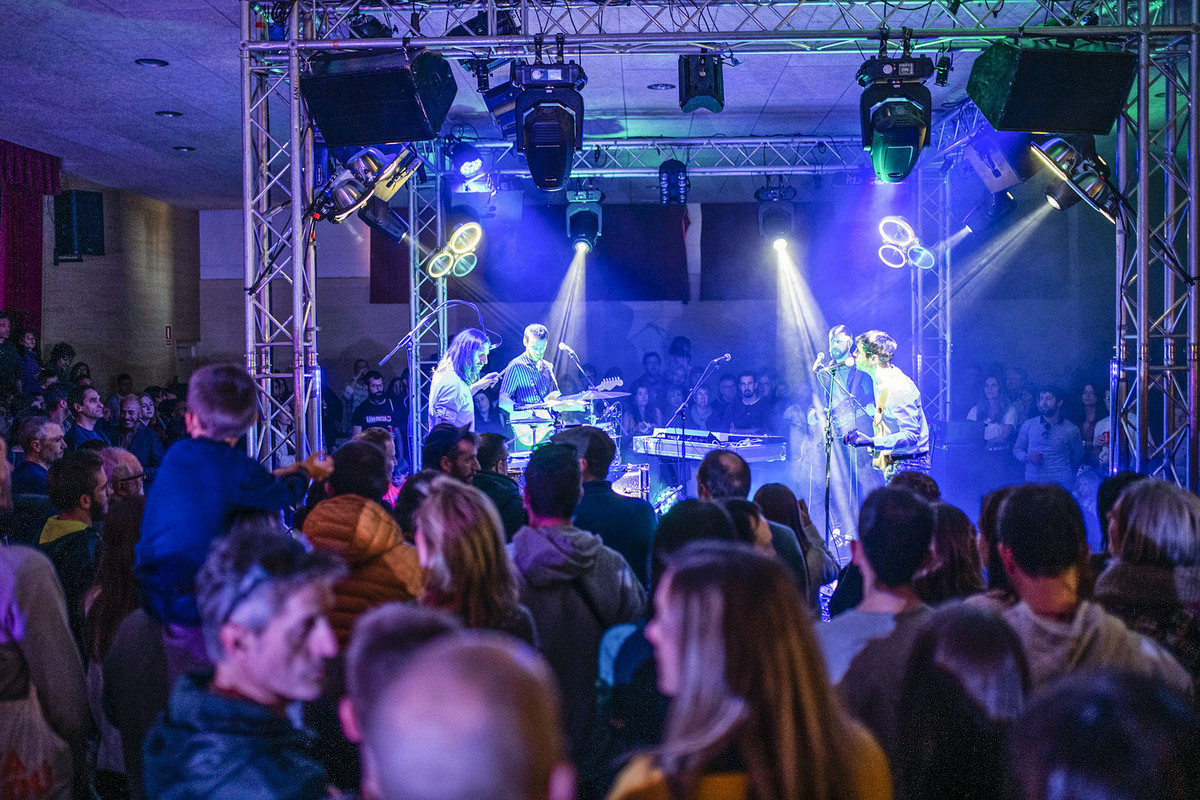 La darrera edició del Nadal Nyandú i última actuació del grup, el 22 de desembre de 2019Lluís Soler i Bernat Quintana, en una escena de l’obra