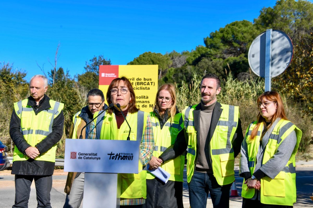 Comencen les obres del corredor de bus ràpid a la C-59, a Caldes