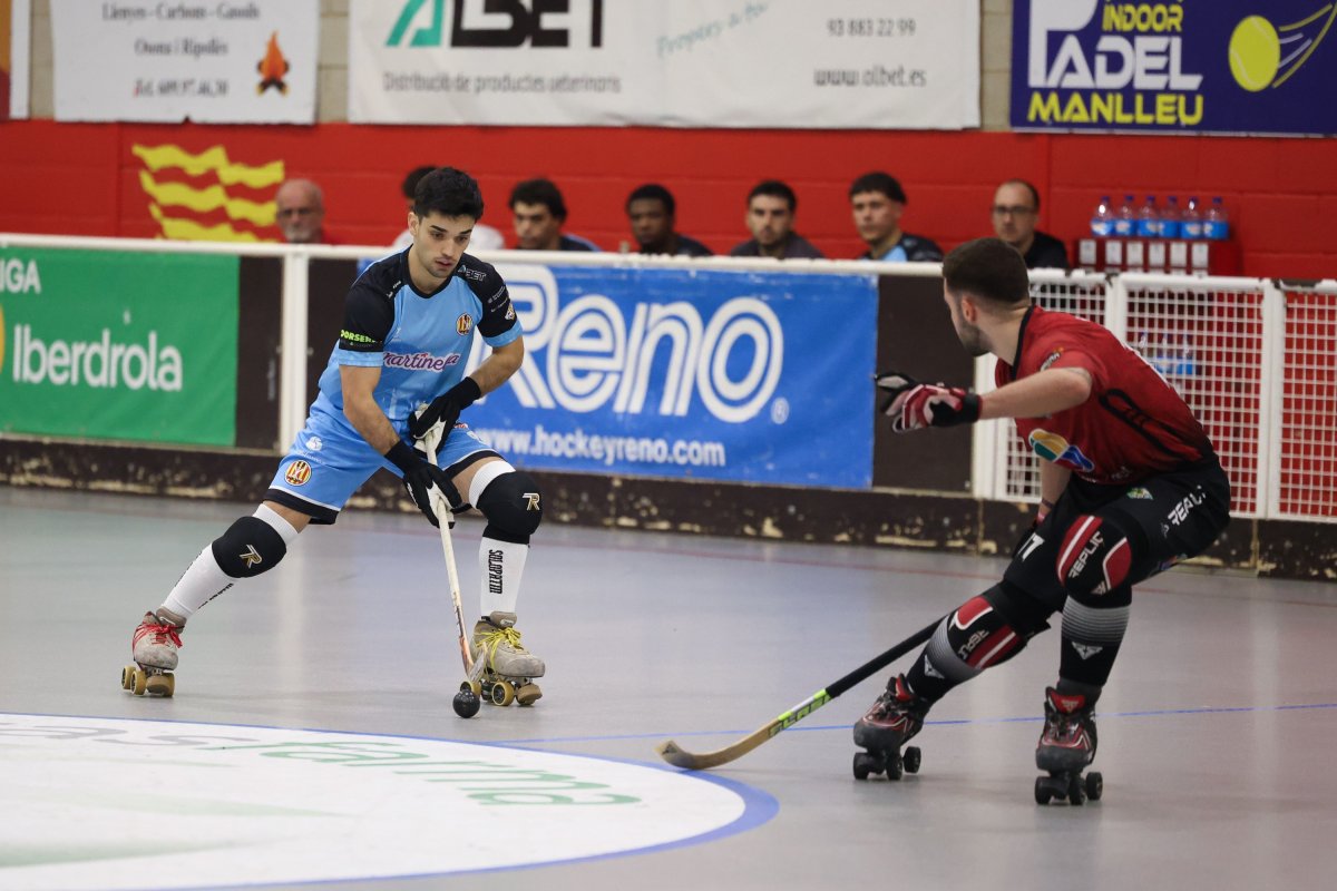 Biel Humà ha tancat la golejada del Manlleu