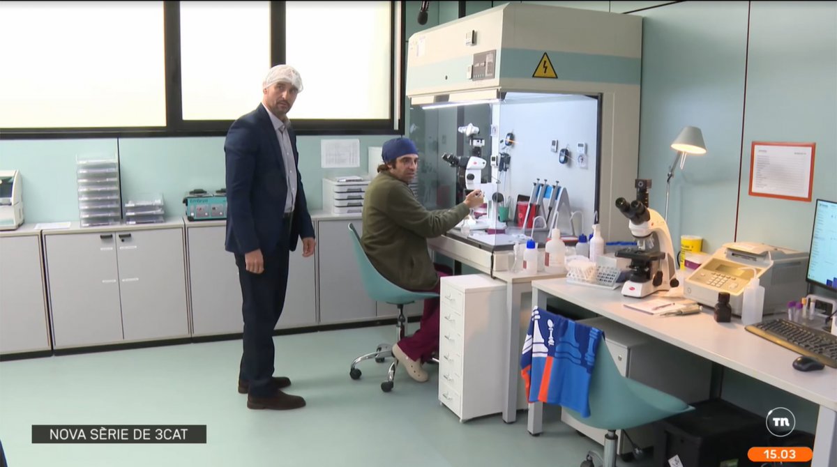 Una de les escenes rodades a Can Malé