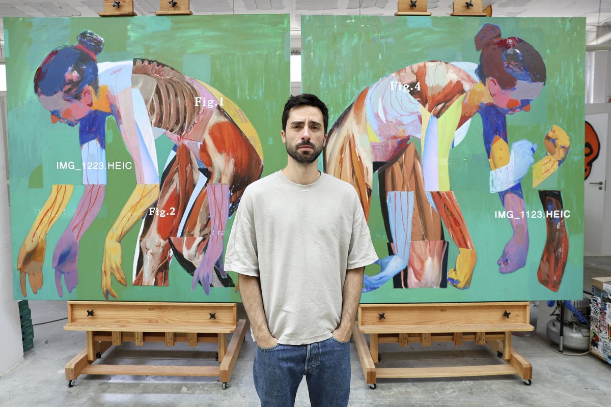 Aryz al seu estudi de Cardedeu, el juny passat