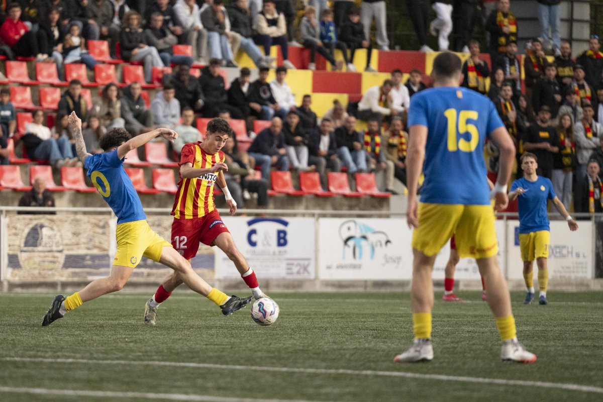 Martí Mata, autor del gol manlleuenc