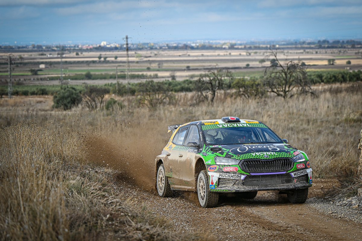 Nandu Jibany amb Eduard Ferran, durant el ral·li de Tàrrega d'aquest cap de setmana