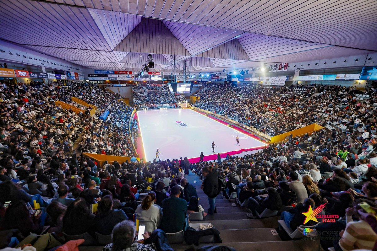 Aspecte del pavelló de Fontajau durant el Catalunya Stars