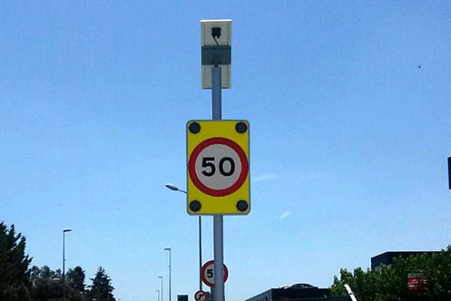 Una dels punts de control amb el sistema foto-vermell ja desactivat