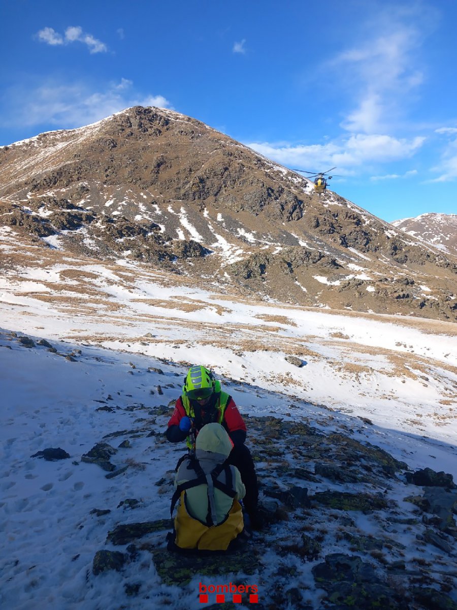 El rescat d'aquest migdia al Puigmal