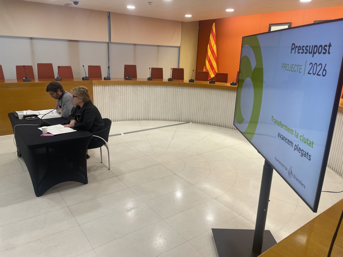 La presentació del pressupost de 2026