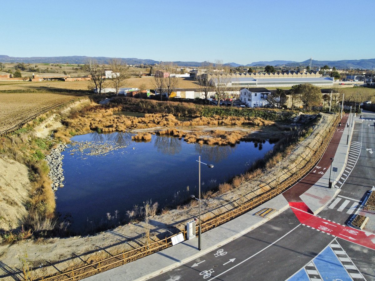 La bassa del polígon del Mas