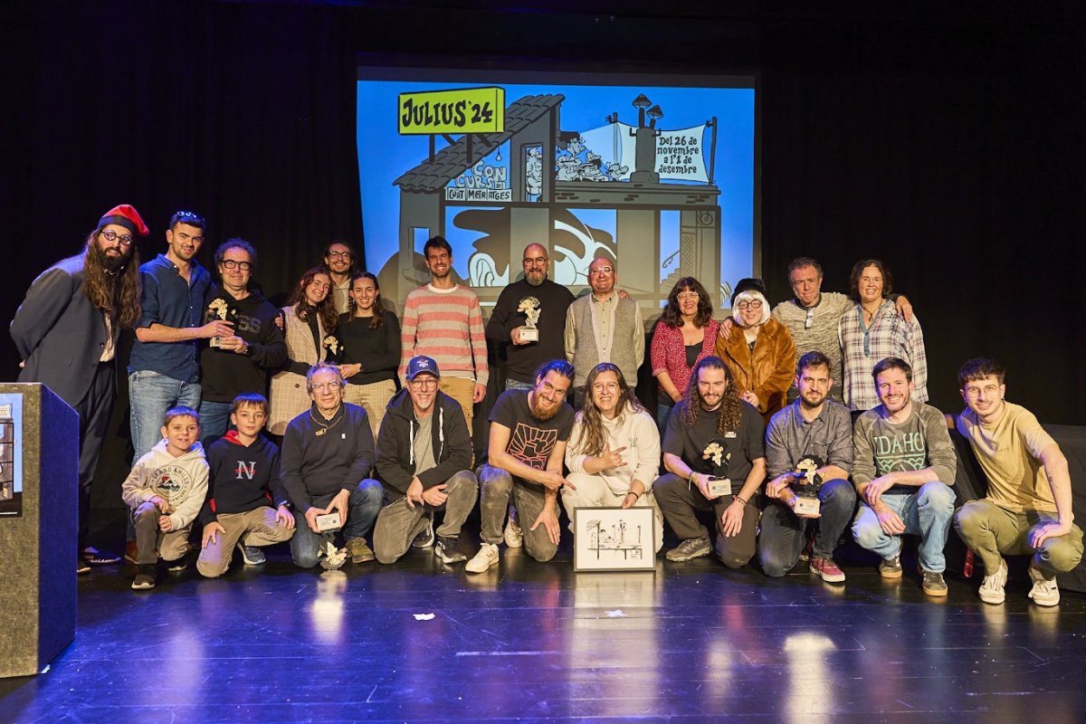 Foto de família de l'entrega de premis de l'any passat