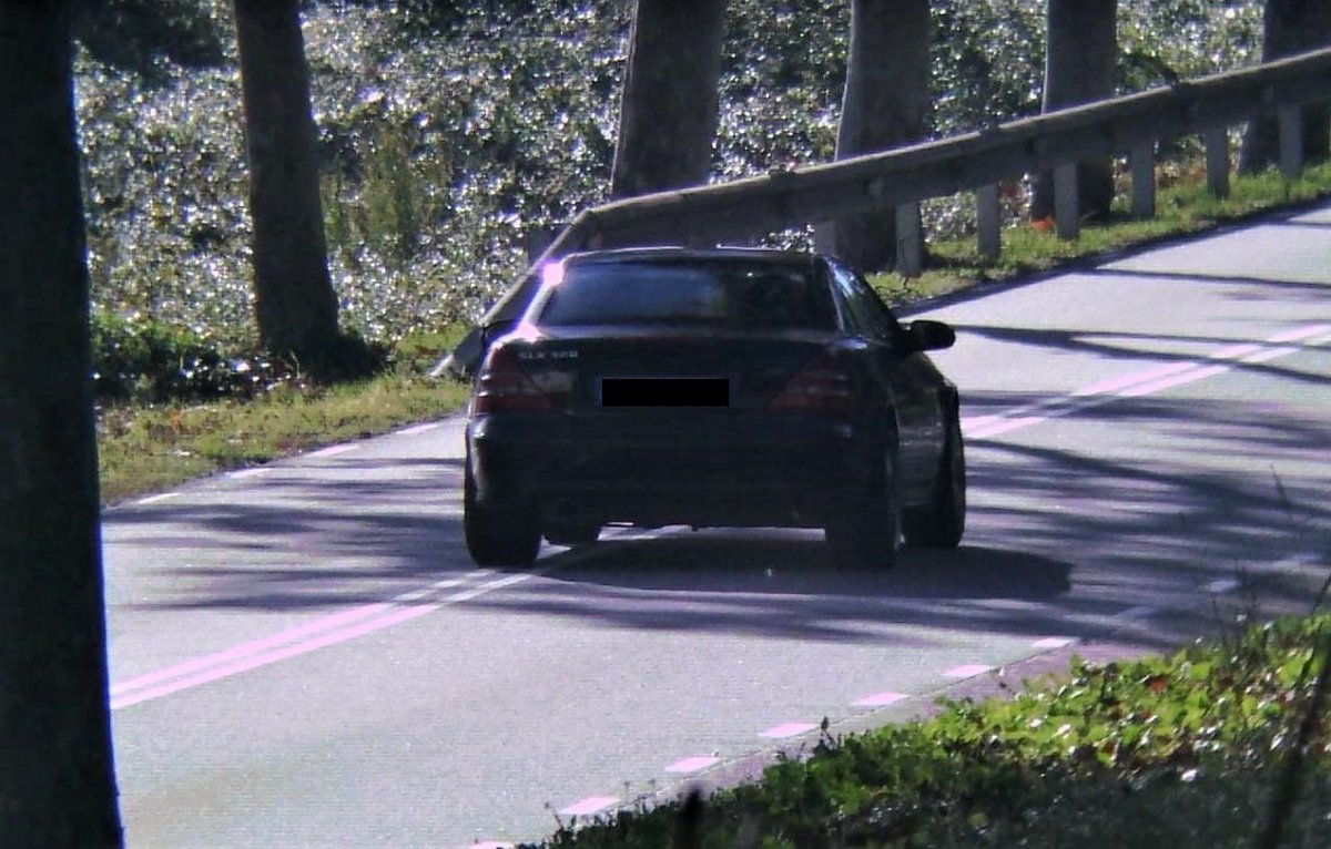 El vehicle infractor captat pel radar de Mossos que circulava a 137 quilòmetres per hora